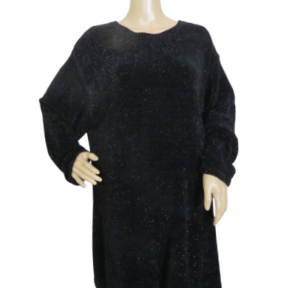 The Work Connection Black Sparkle Long Sleeve Sweater - Picture 2 of 7